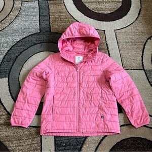 Big Girl GAP Hooded Lightweight Puffer Jacket Size Large